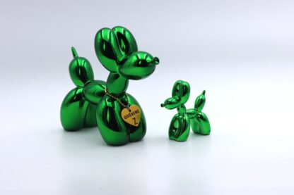 Balloon dog metallic green mini 19€ - Image 3
