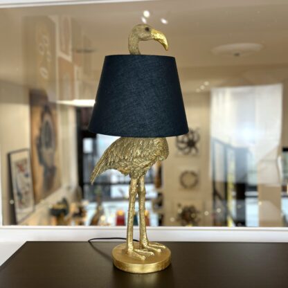 Flamingo lamp gold