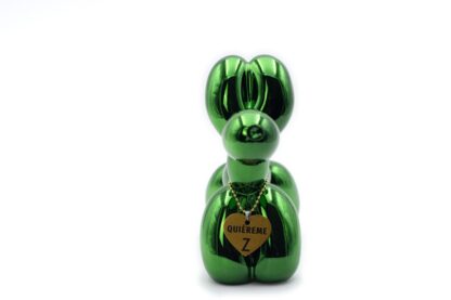 Balloon dog metallic green 49€ - Image 4