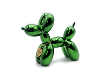 Balloon dog metallic green 49€ - Image 5