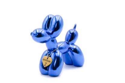 Balloon dog metallic blue 49€ - Image 3