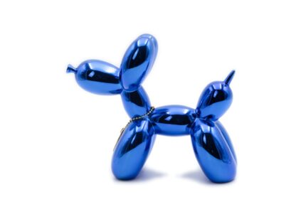 Balloon dog metallic blue 49€ - Image 7
