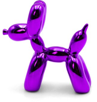 Balloon dog metallic magenta mini 19€
