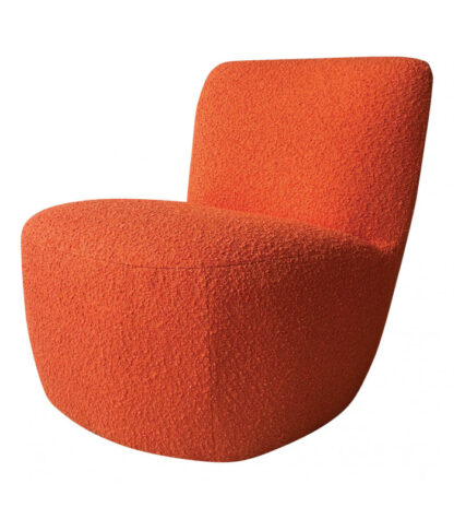 Slipper chair orange