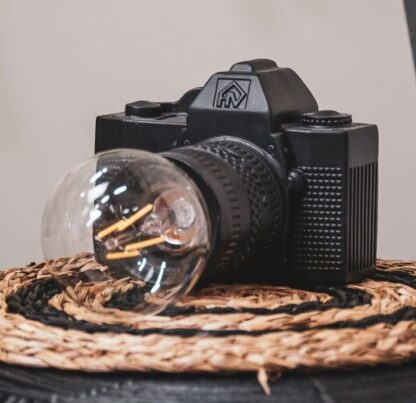 Camera lamp- black