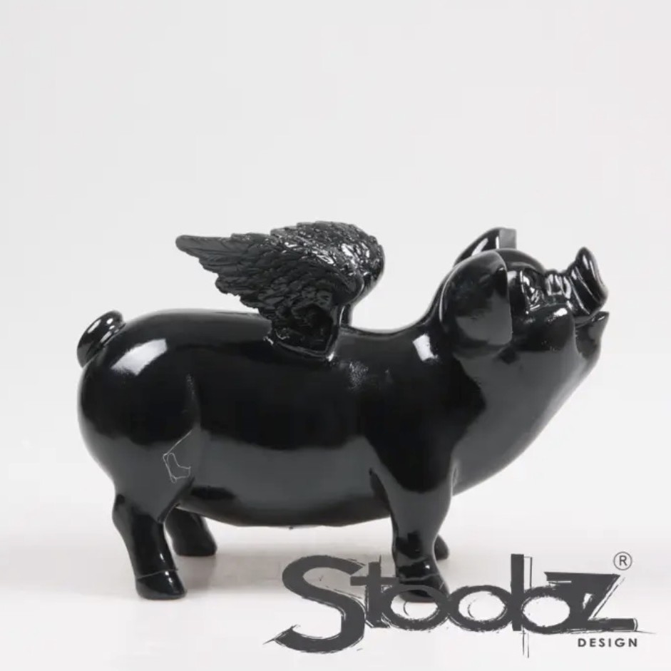 Hucha Cerdito con Alas Stoobz – Negro 35€ - Image 2
